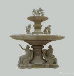 3 tier outdoor garden marble water fountain stone pool