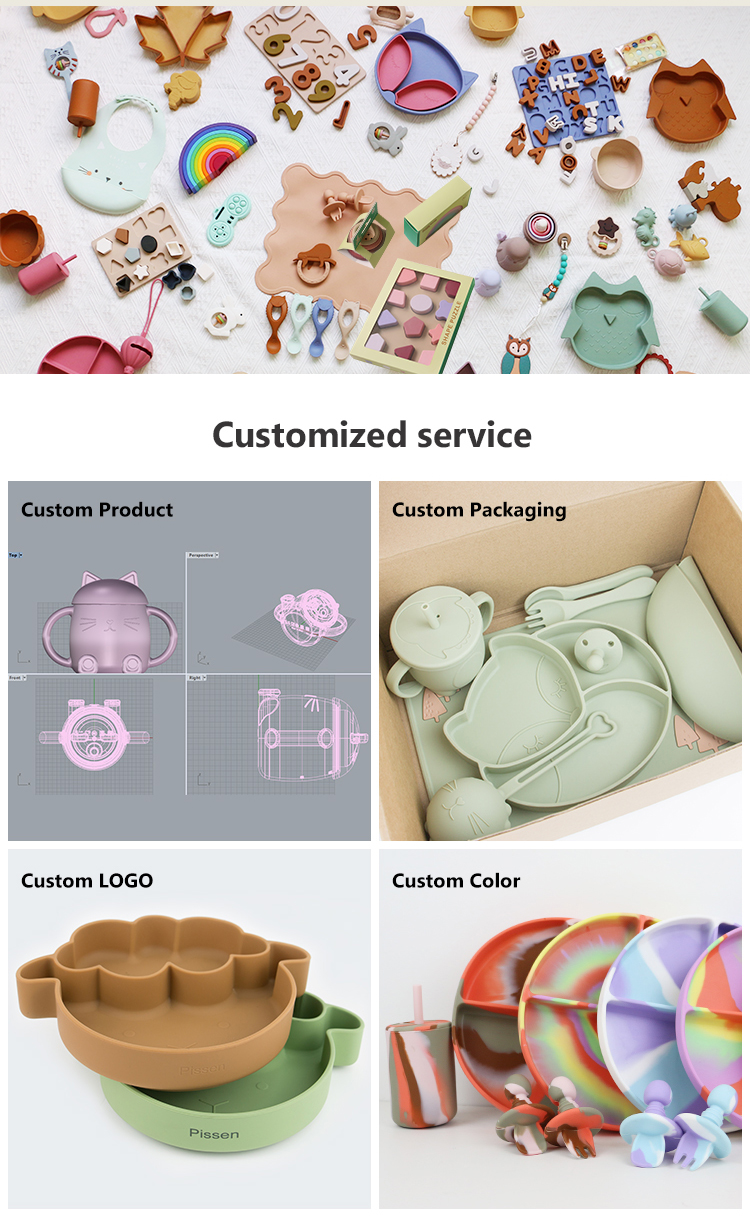 Wholesale Custom Food Grade Silicone Bowl Dog Pet Slow Feeder Bowl Christmas Theme Pet Food Bowl Pet Lick Mat
