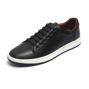 China Summer Anti Odor Breathable Mens Leather Sneakers wholesale