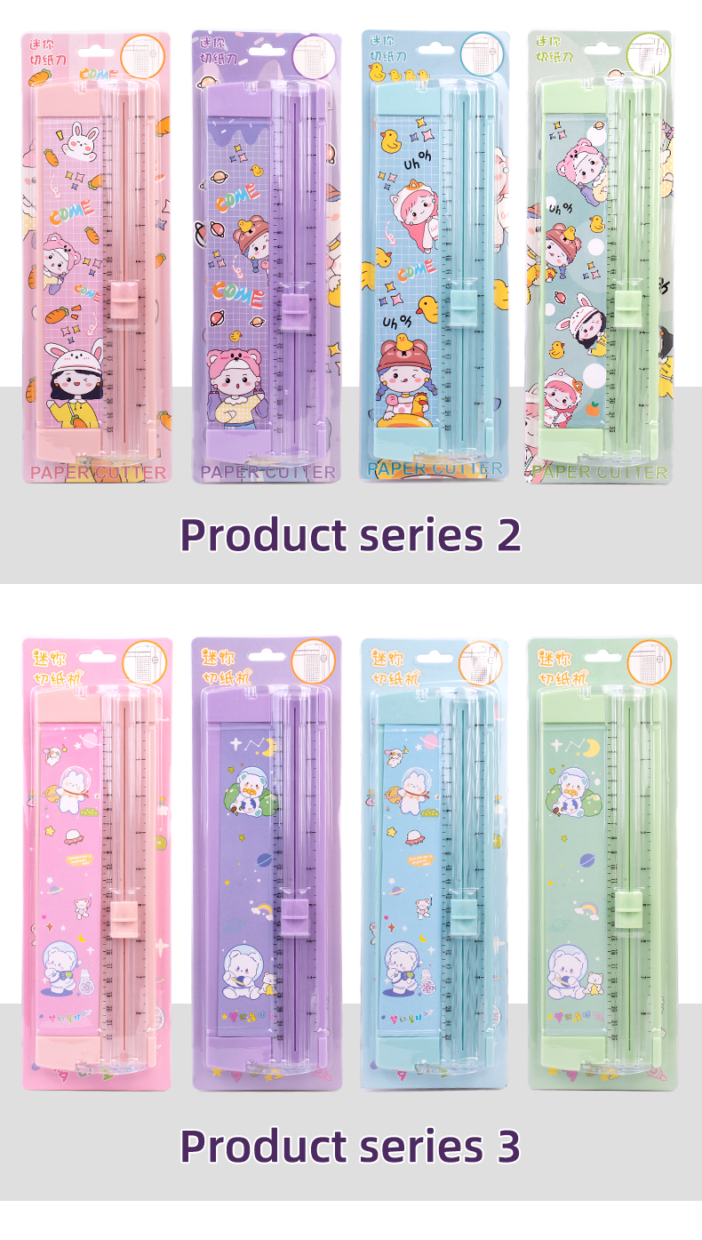 2022 Custom Cartoon A5 Mini Paper Trimmer 135g Desktop Cutter with Lightweight Design