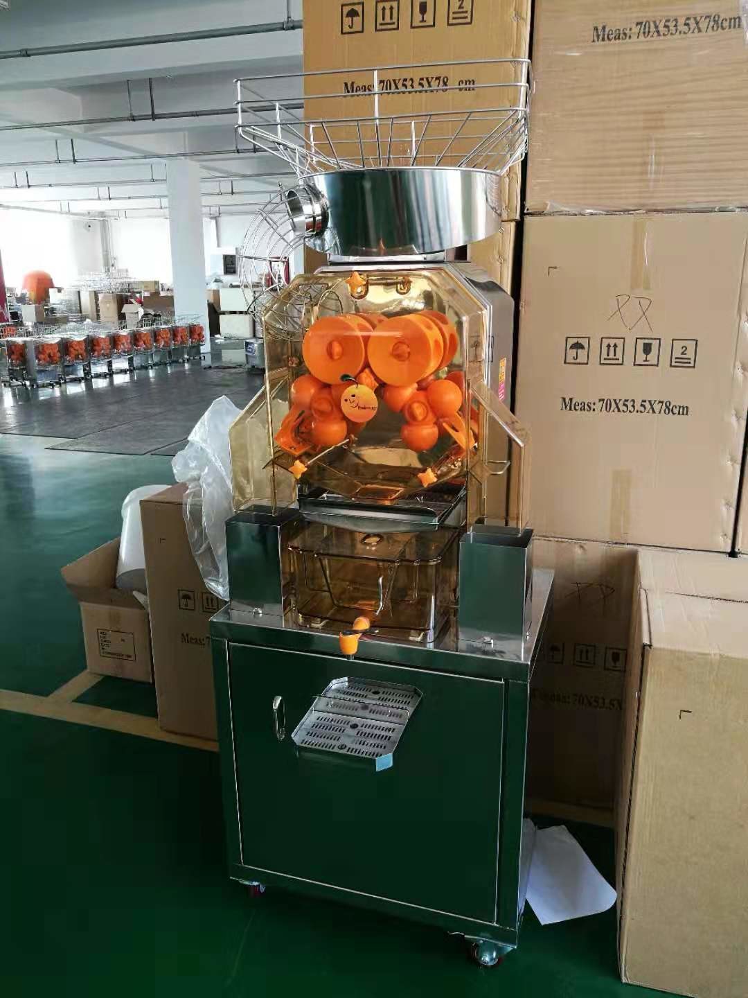 High Quality Orange Industrial Juicers For Sale Snack Food Store