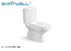 China Construction / Real Ceramic Chaozhou Design Washdown Two Piece Toilet For Estate Building Project wholesale