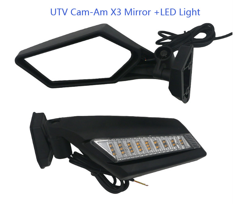 Universal rear mirror for 1.5/1.75/2 inchATV/UTV Bike