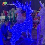 high durability Custom Chinese Lanterns Christmas Deer Lantern For Vacation Show