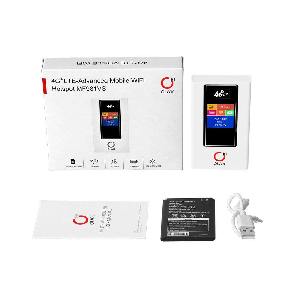 OLAX Hotspot Modem Mobile Wifi Router Battery Rechargeable Accessories 2100mah Lithium Battery