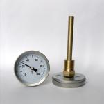 63mm Bimetallic Temperature Gauge 100C Solar Collectors Bimetallic Actuated