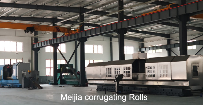 N Flute Hard Chrome Alloy Steel Corrugating Rolls