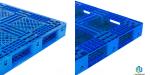 Sturdy Warehouse Heavy Duty Plastic Pallet Storage Single Side