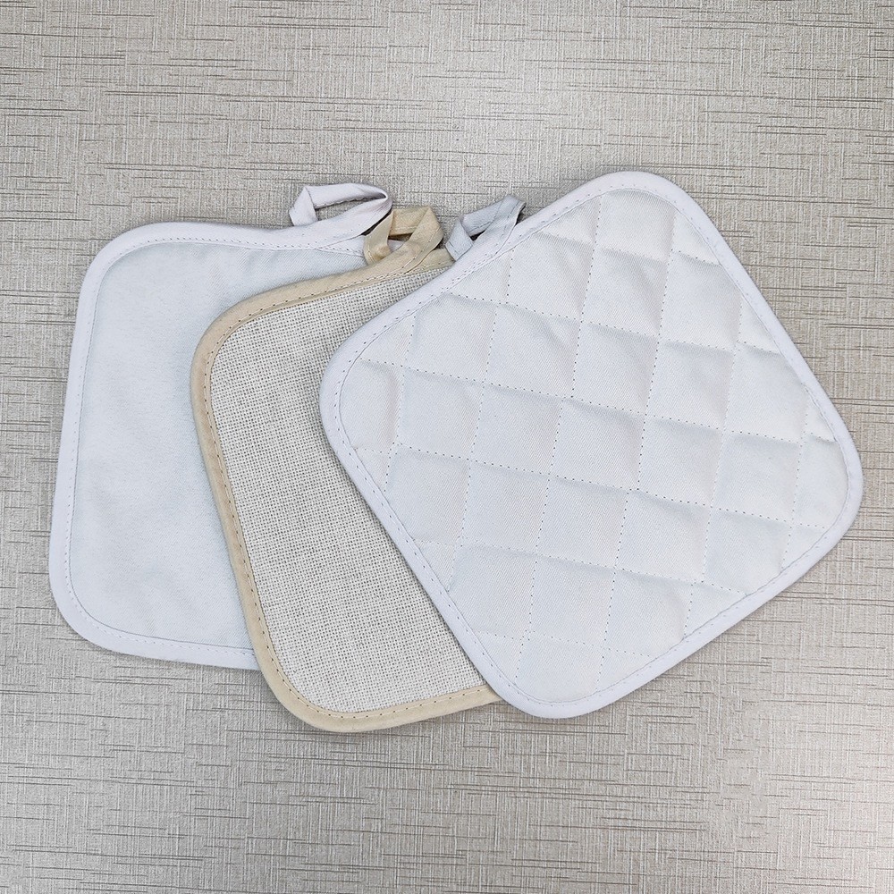 Customizable Printable Sublimation Oven Gloves Kitchen Oven Mitts With Black Edge