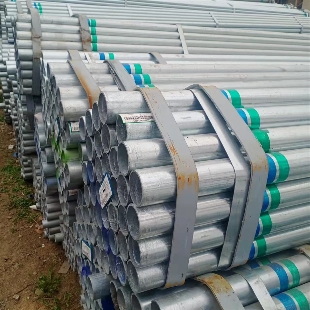Q345 Q235 Material Galvanized Steel Pipe Round/Square/Rectangle Type For Industry
