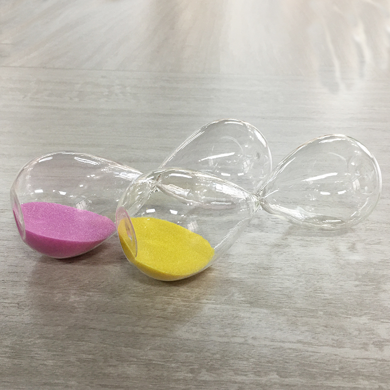 Flat Sand Timer 5 Minute 10 Minute 30 Minute Color Customized