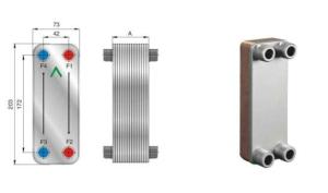 China Heat Exchanger Manufacturer Condenser Stainless Steel for Small Copper Welded Heat Exchanger wholesale
