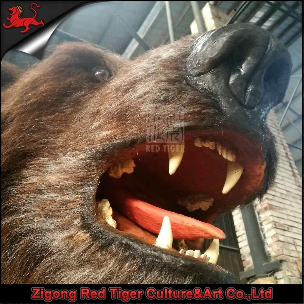Handmade Realistic Animatronic Animals Life Size With Movement / Sound Customization