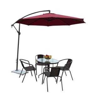 China 160gsm Polyester Fabric Cover Strong Structure Outdoor Beach Umbrella wholesale