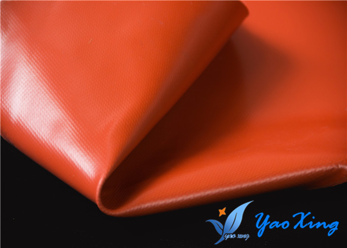 Ozone Resistant 1m 1.2m Width Red Silicone Fiberglass Fabric