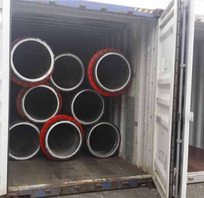 impact resistance dredging pipeline hdpe flared pipes for sand pumping dredger