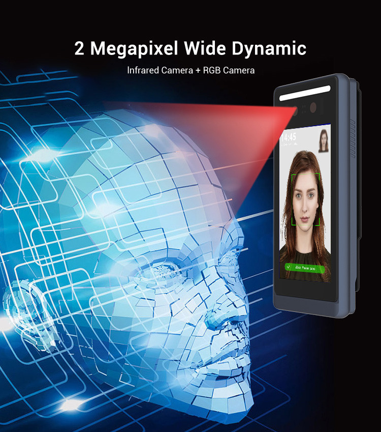 1.2GHz OEM SDK Face Recognition Access Control LINUX 5inch Multi Language