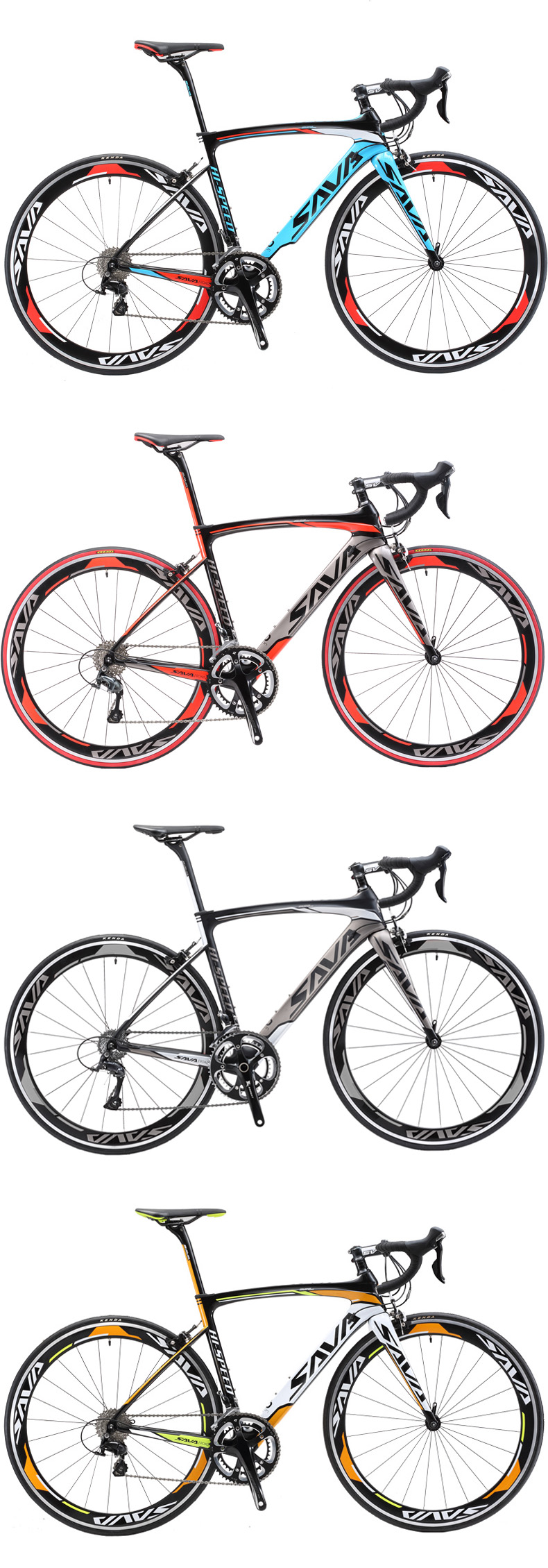 Windwar5.0 SAVA Carbon Fiber Road Bike , 22 Speed 700c Racing Bike