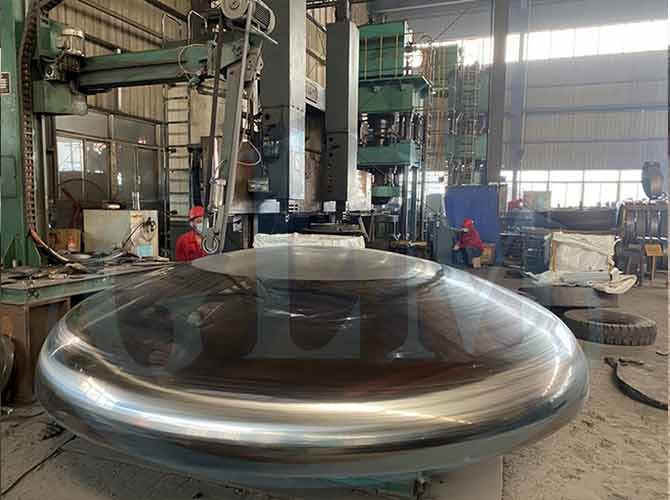 ASME Semi Ellipsoidal Head O.D 3000mm 6thk(Min) For Chemicals Storage Tank