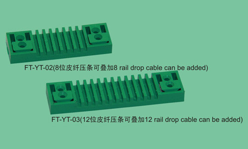 8 / 12 Rails Drop Cable Layers , 2 / 4 Core Cable Fixed Plate