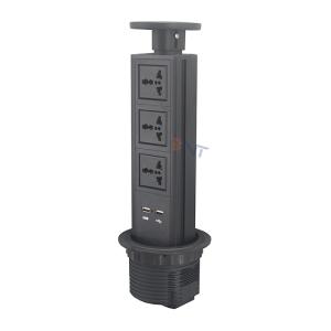 China Wear Resistant Aluminum Kitchen Pop Up Tower Socket wholesale
