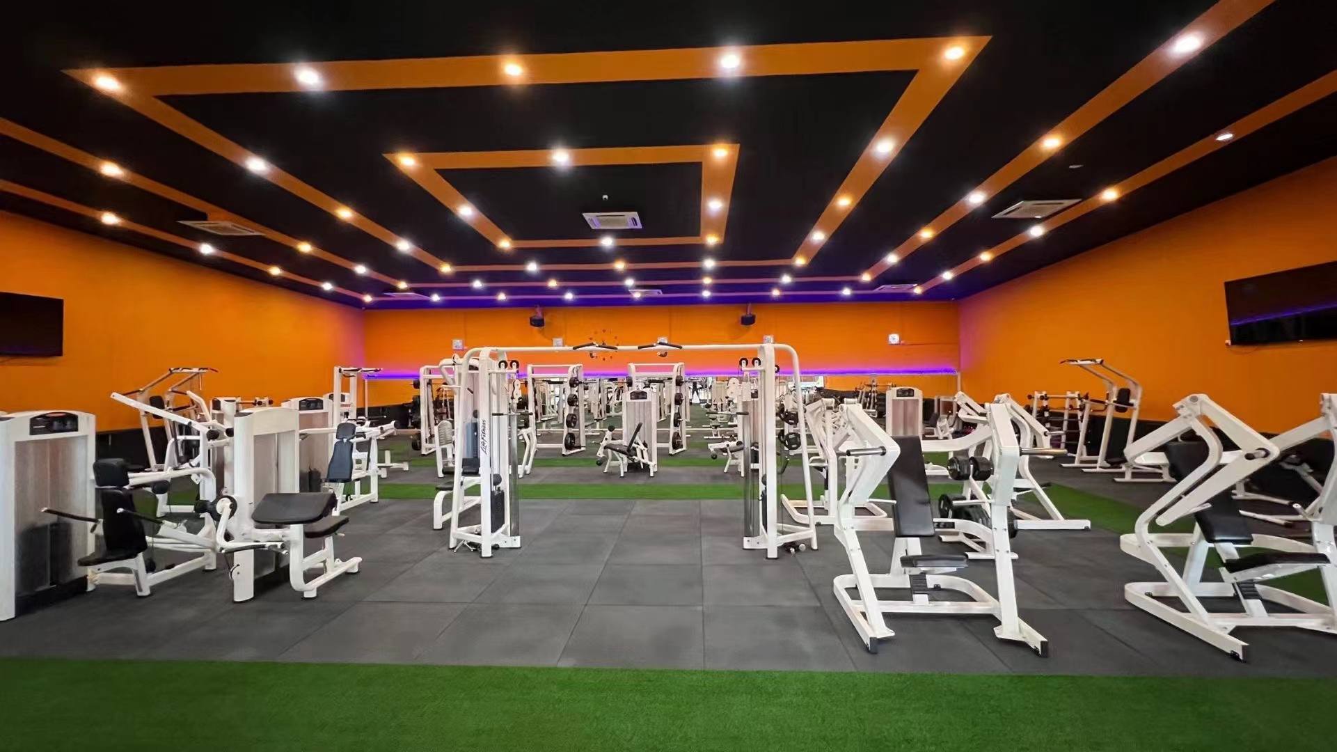 Commercial Indoor All in One Fitness Equipment Power Rack Smith Machine Multi Functional