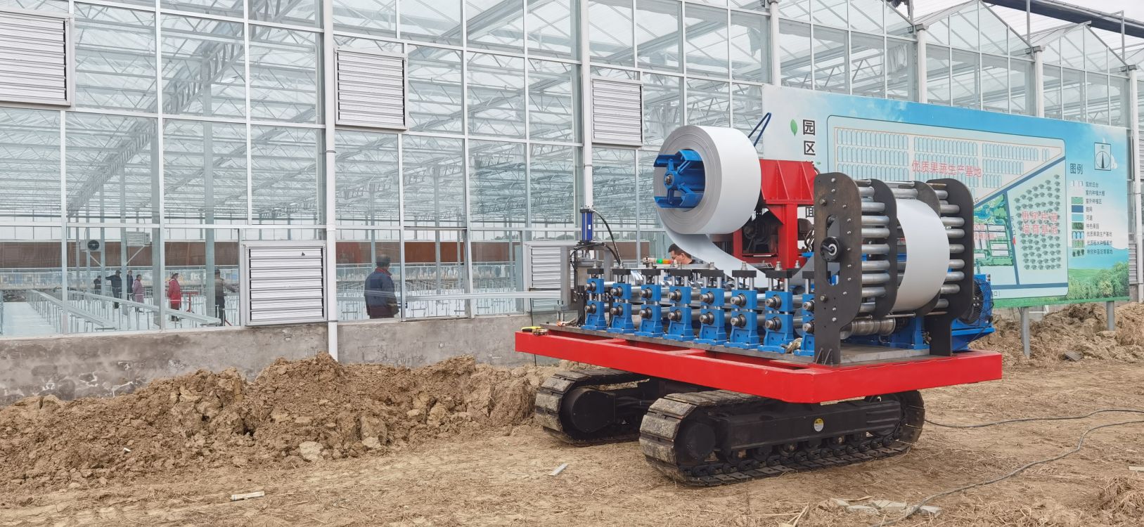 Custom Fascia Roll Forming Machine Rain Seamless Gutter Equipment