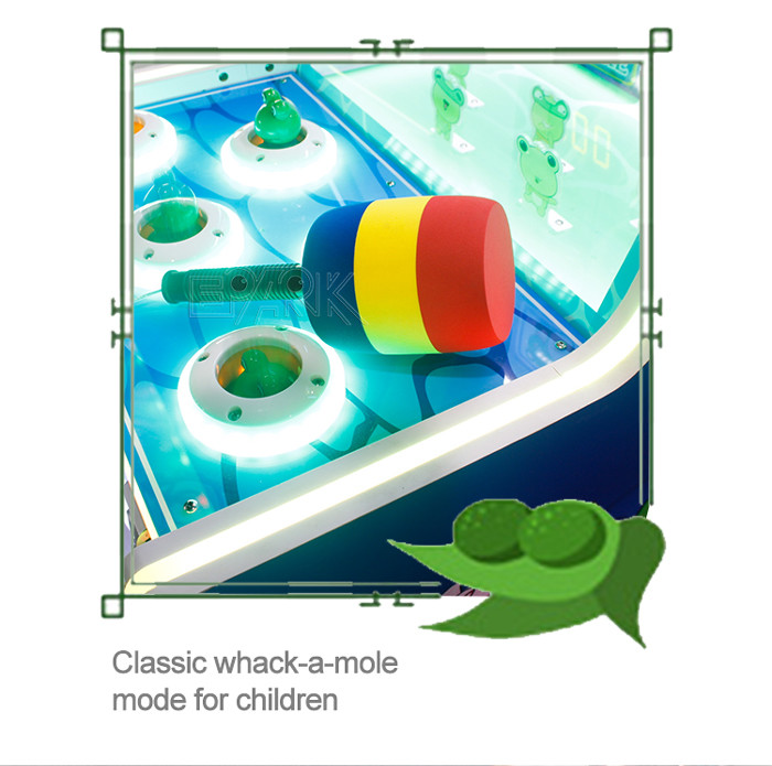 100W Whack A Mole Hitting Frog Machine Frog Paradise Hammer Game Machine