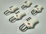 Colorful TSA Approved Combination Luggage Locks For Travel Bag / Suitcase