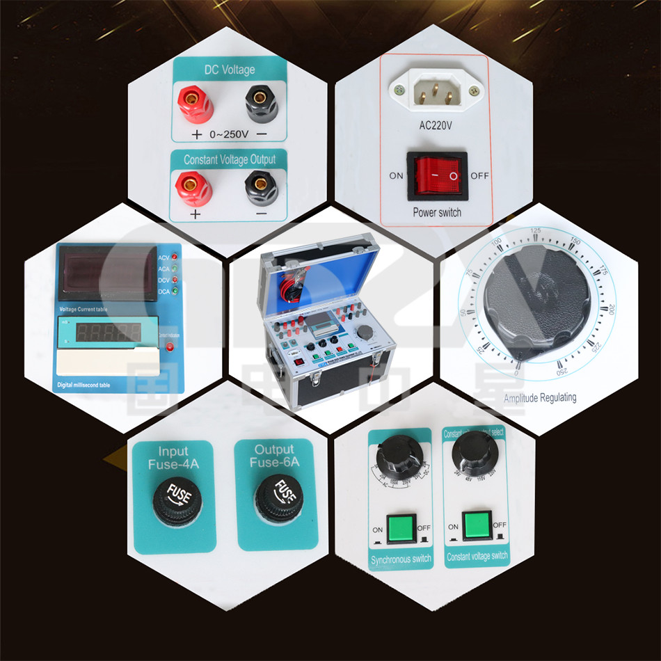 Single Phase Relay Protection Tester Second Current Injection Test Set resolution ：0.1ms