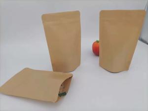 China PLA Stand Up Style Compostable Coffee Bags Moisture Proof wholesale