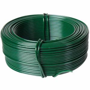 China RAL 6005 Galvanised PVC Coated Iron Wire Binding 4.5mm wholesale