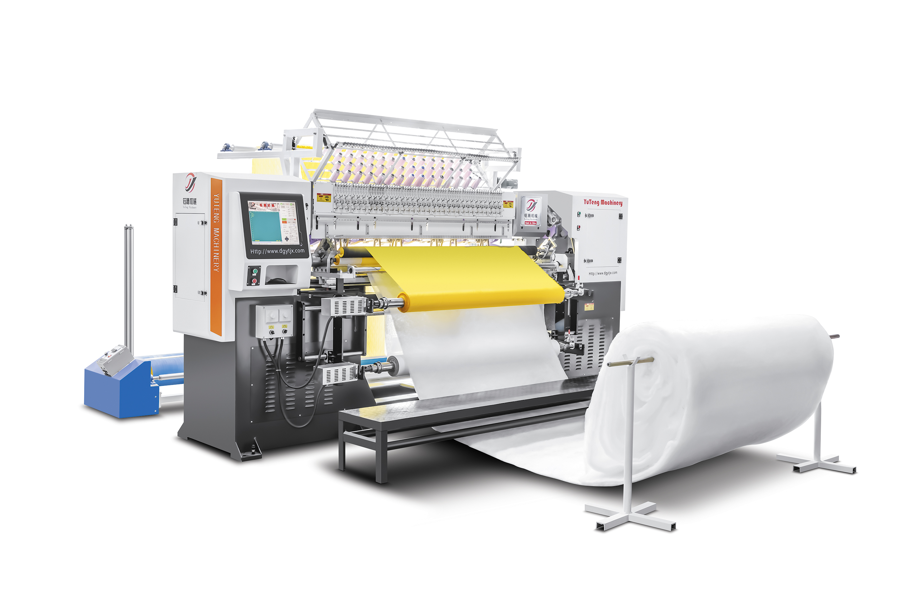 4.5Kw Automatic Computerized Quilting Embroidery Machine Double Row