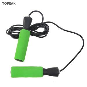 China 9ft Fast Adult Jump Rope For Runners Childrens Skipping Green Nonslip Handle wholesale
