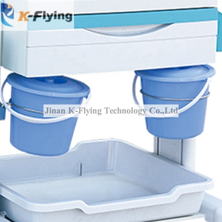 ABS plastic hospital Instrument Treatment Medical Trolley Cart