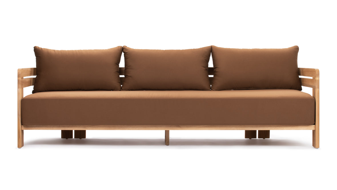 Modern Stylish Natural Teak Wood Lounge Sofa for Hotel Outdoor Patio Furniture Set