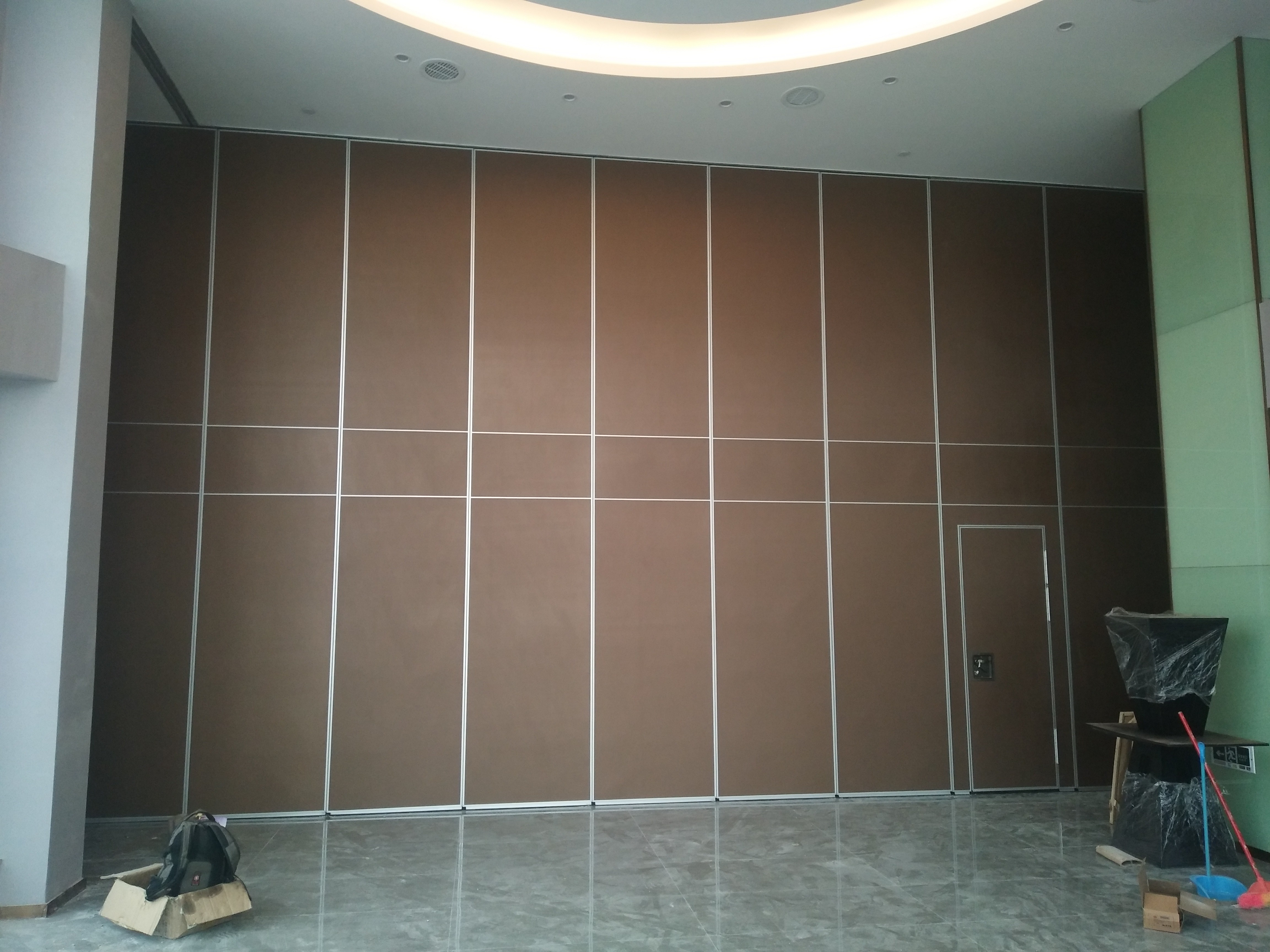 Sound Proof MDF Board Movable Partition Walls Exhibition Hall / Ballroom