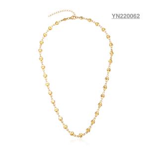 China Multiple Small Heart Pendant Necklace 14k Gold Romantic Necklaces For Girlfriend wholesale