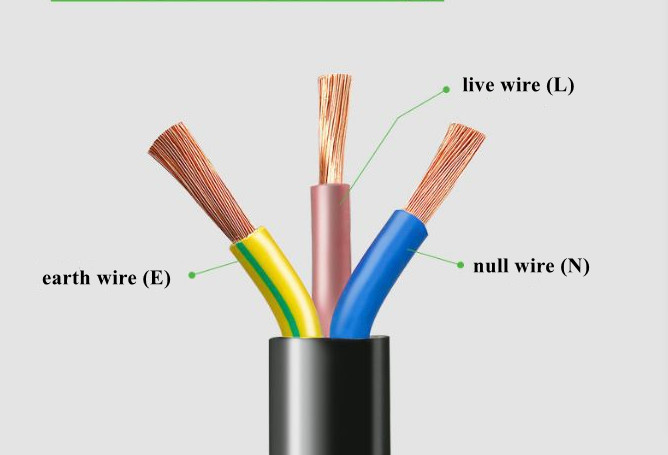 EU Power Cord 2.5A 250V 90 Degrees Hair Straightener Swivel Cable
