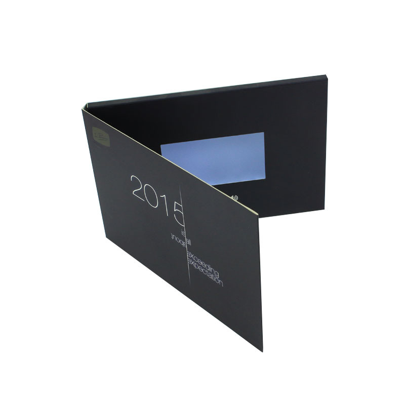 4.3 inch lcd video brochure card with pms print,Brochure vidéo, plaquette vidéo, flyer vidéo