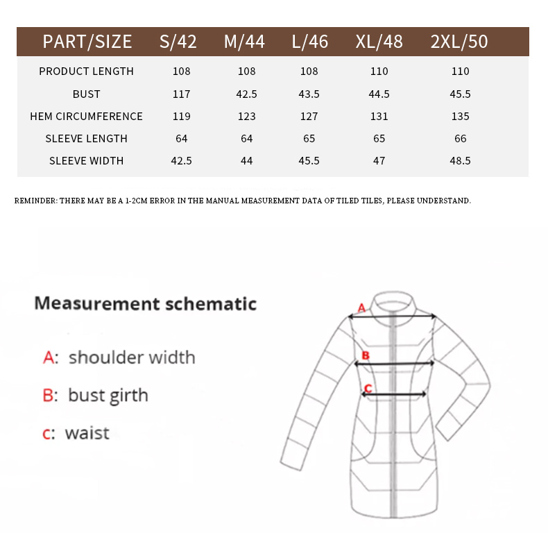 FODARLLOY Ladies Warm Hooded Cotton-padded Clothes Slim Long Down Winter Jackets Women Coats