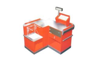 China Aluminum Alloy Express Checkout Counter Supermarket Steel Checkoutstand wholesale