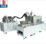 Polywood Case Vacuum AB Component Epoxy Potting Machine For Electric Motor