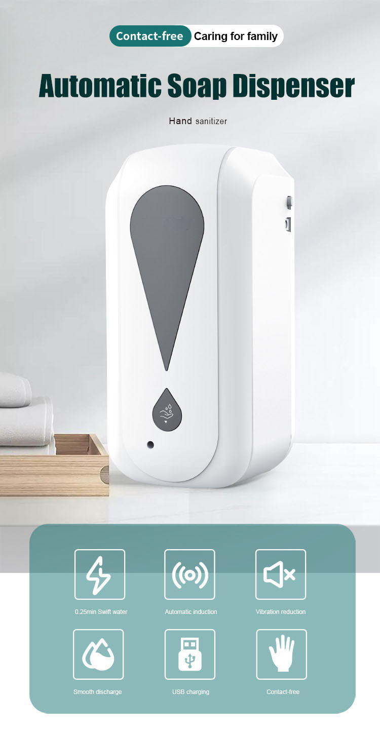 Wall Mount Automatic Soap Dispenser Automatic Hand Liquid Foam Automatic Liquid Sensing Dispenser