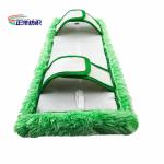 6"X16" Disposable Dry Mop Pads Green Floor Cleaning 800gsm Flat Mop Refill Pad