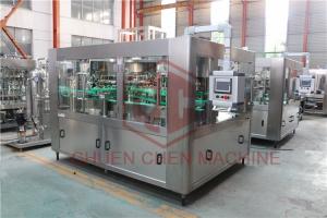 China Olive Oil Glass Bottle Filling Machine Juice Processing Screw Capping wholesale