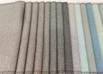 100%Polyester water resistant linen look plain upholstery sofa fabric dyed cheap