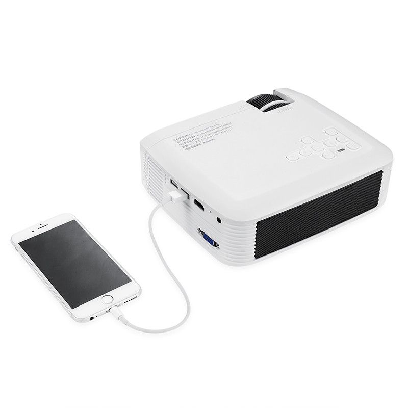 1280x720P IOS Android Airplay DLNA Miracast Smart Mini LCD Projectors