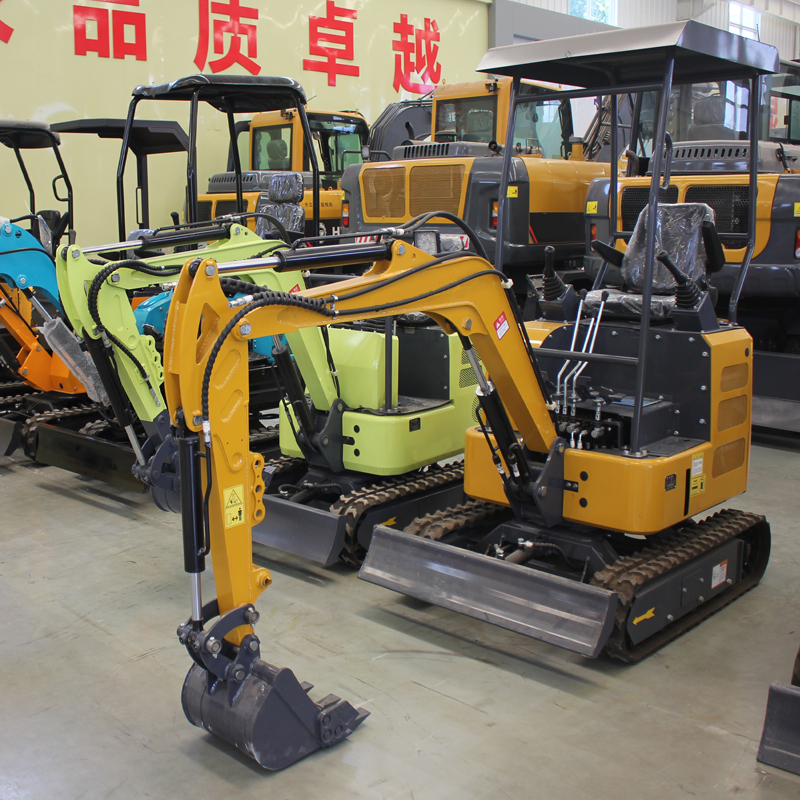 Digging Depth 2200mm Mini Tractor 2 Ton Crawler Digger Micro Excavator