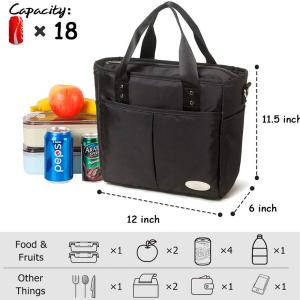 China Insulated Oxford Cooler Lunch Box Bag With Side Pockets wholesale